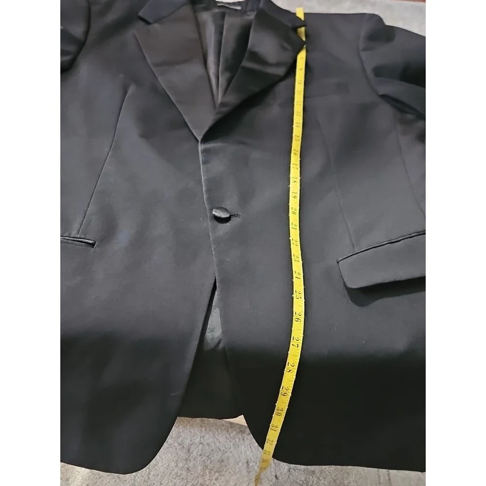 First Nighter Formal Wear Classic Men's Black Tux Blazer Size 42L